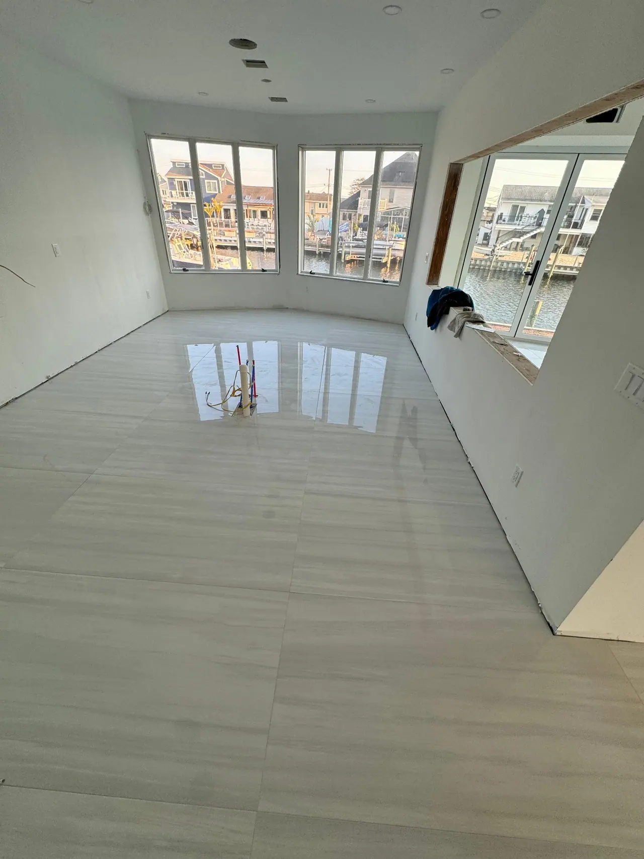 Main Floor Tile Installation